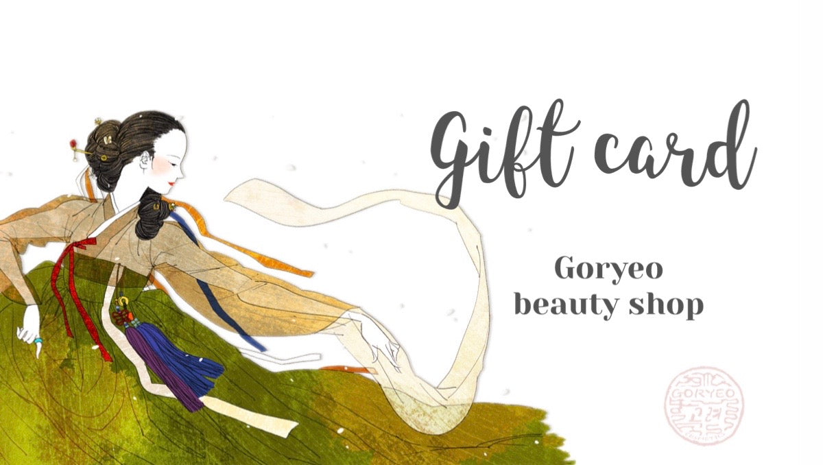 Gift Card - Goryeo Cosmetics worldwide shop 