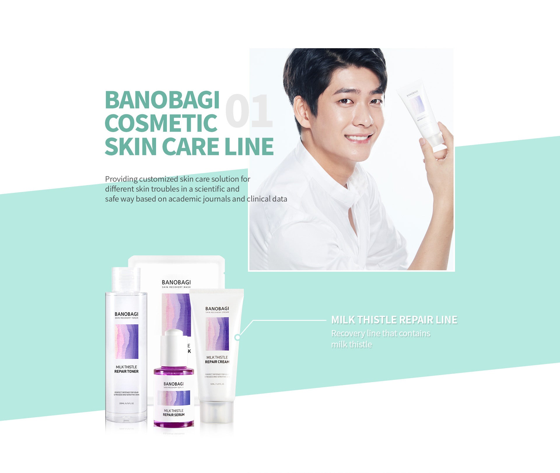 Banobagi Milk Thistle Repair Mask -1 unit - Goryeo Cosmetics worldwide shop 