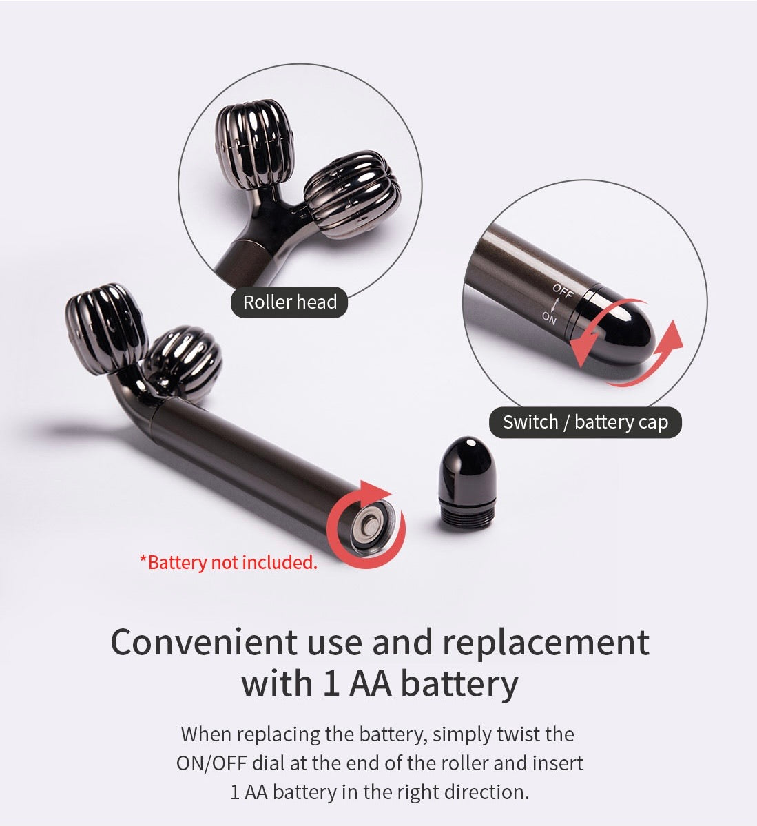 WELLDERMA Face Lifting Vibration Roller - Goryeo Cosmetics worldwide shop