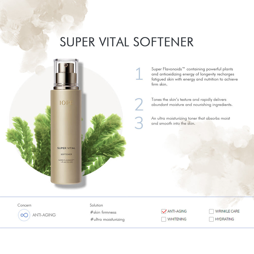 IOPE SUPER VITAL SOFTENER - Goryeo Cosmetics worldwide shop