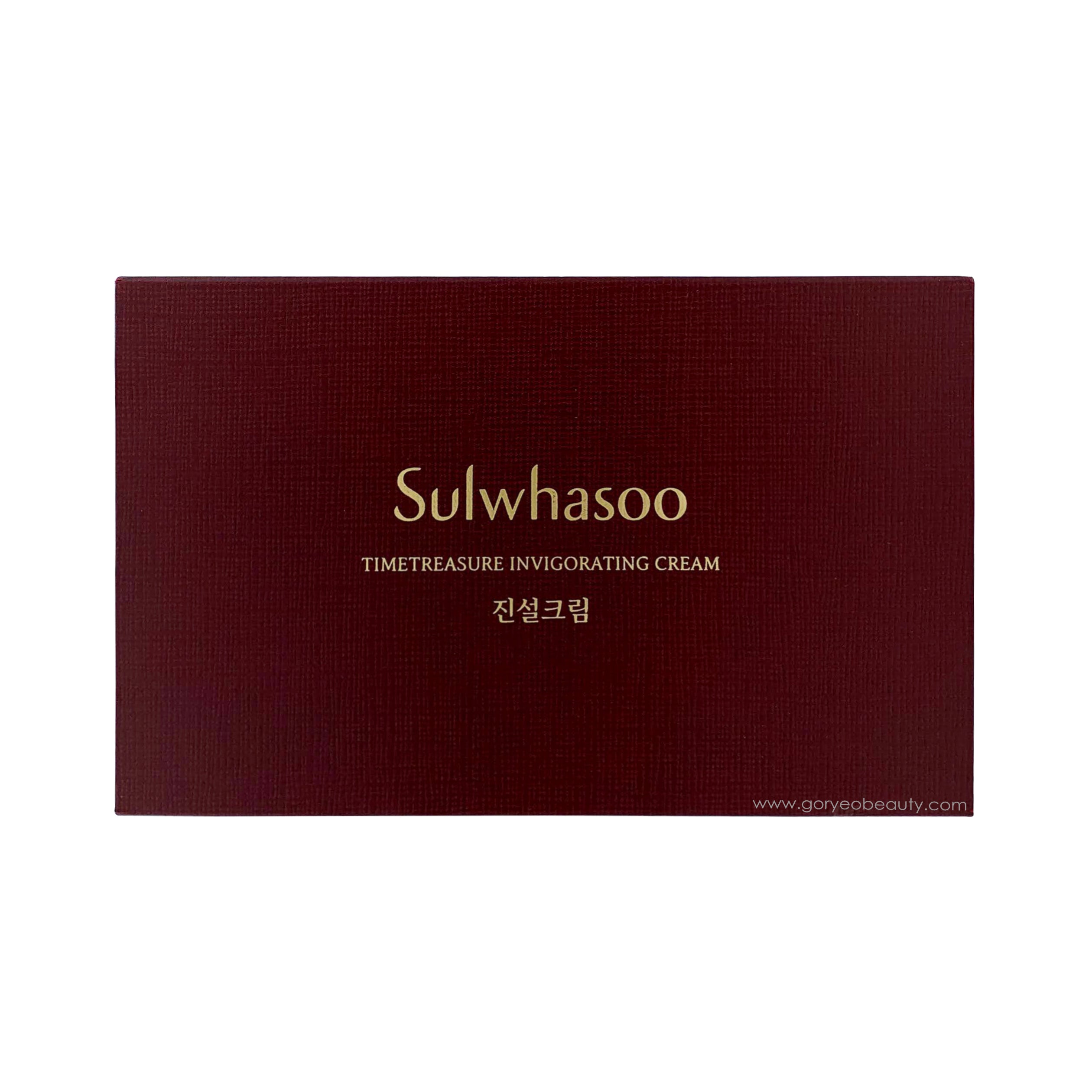 Sulwhasoo Timetreasure Invigorating Cream - Goryeo Cosmetics worldwide shop 