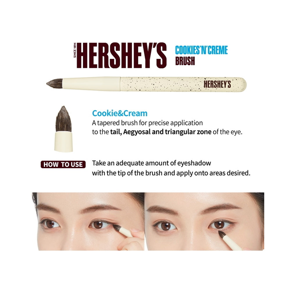 Etude House My Beauty Tool HERSHEY'S Brush #HERSHEY'S COOKIES 'N' CREME - Goryeo Cosmetics worldwide shop 