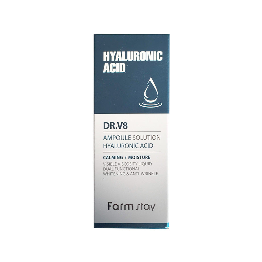 Farm Stay DR.V8 Ampoule Solution Hyaluronic Acid 30ml - Goryeo Cosmetics worldwide shop 