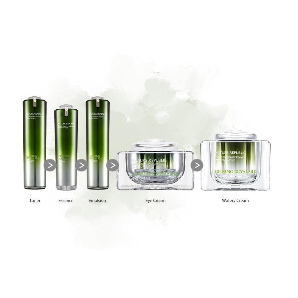 NATURE REPUBLIC GINSENG ROYAL SILK SET+ [GIFT] Cleansing Foam - Goryeo Cosmetics worldwide shop 